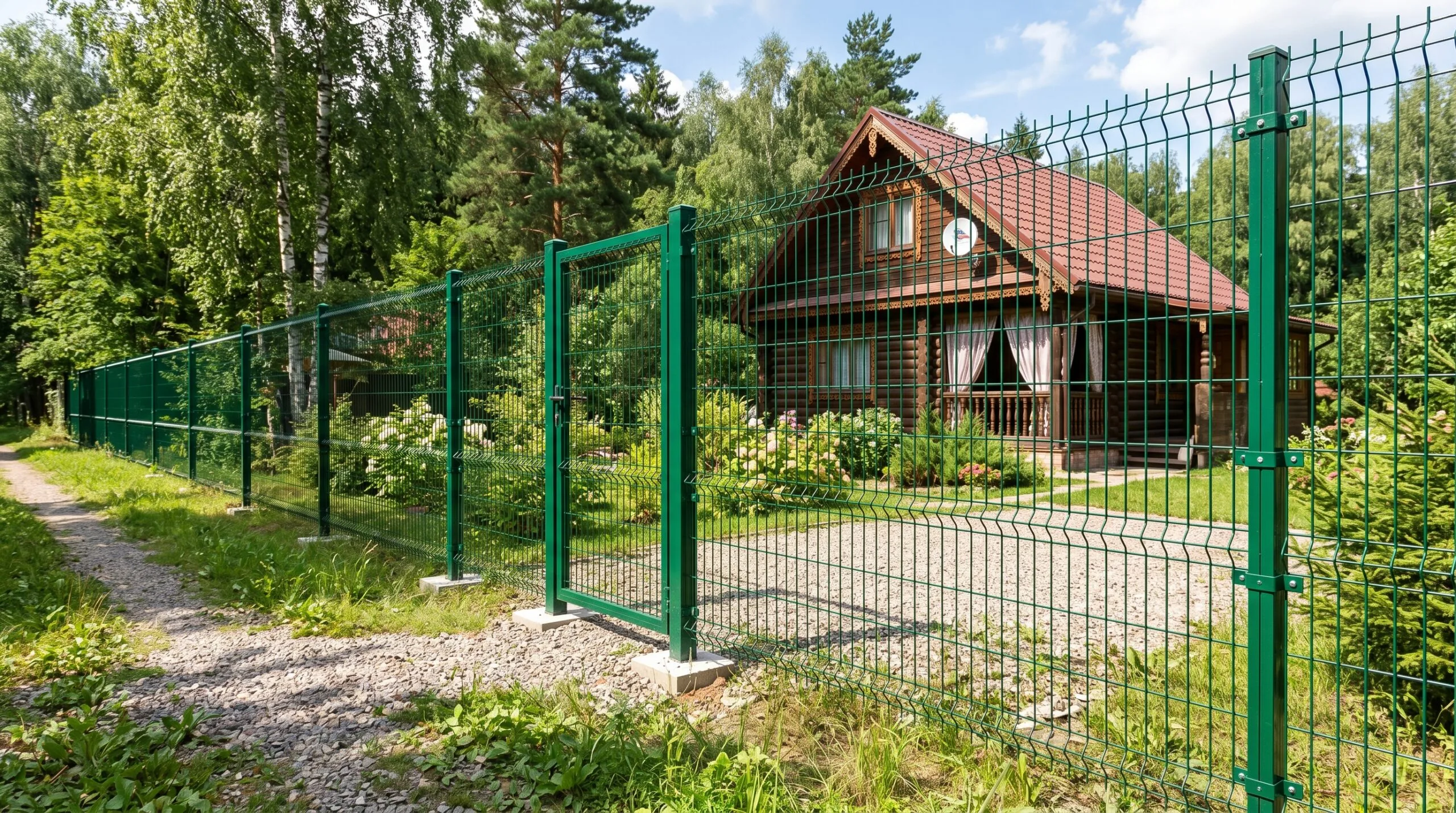 Сварная сетка для забора в Курске: как выбрать, установить и сэкономить