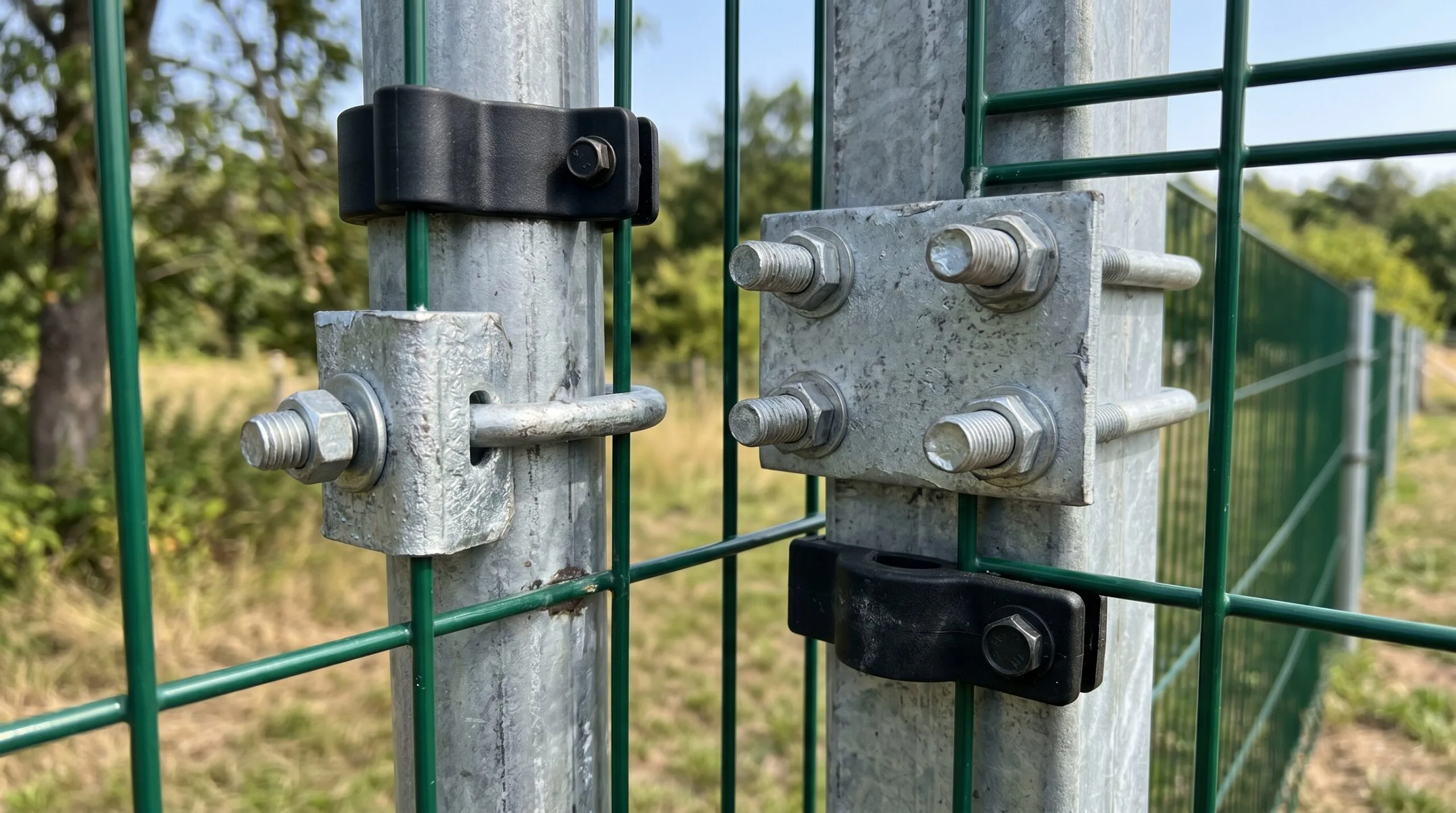 Крепеж для сварной сетки для забора: выбираем правильно и монтируем надежно
