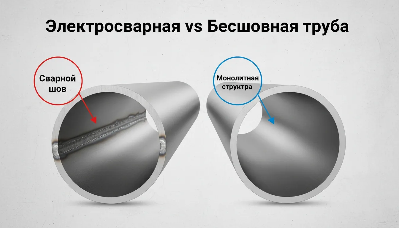 Труба для забора: электросварная или бесшовная