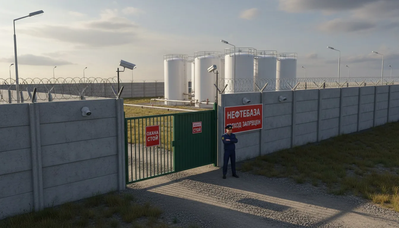 Ограждение территории нефтебазы: нормативы и требования