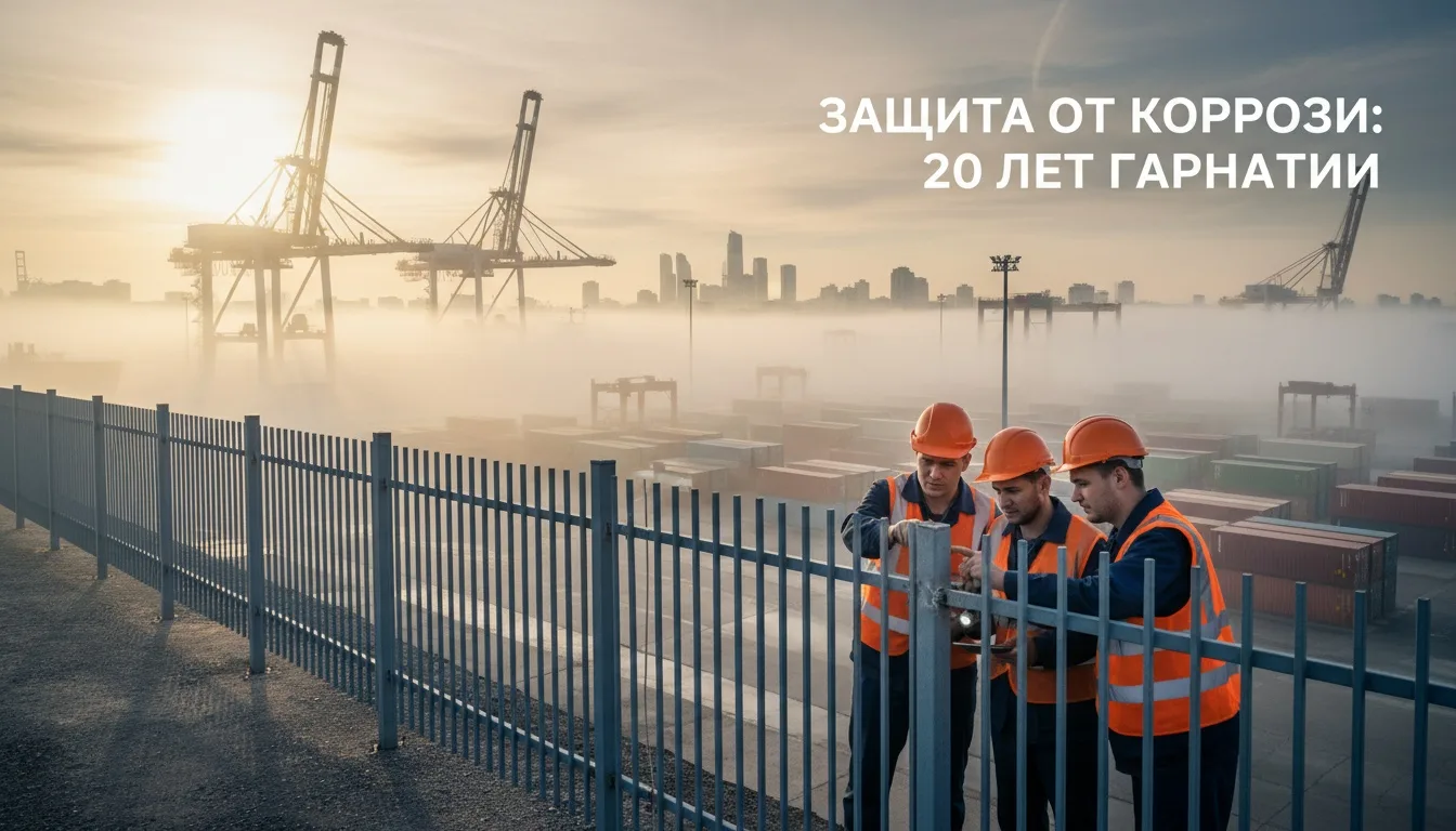Ограждение территории порта: защита от морской коррозии