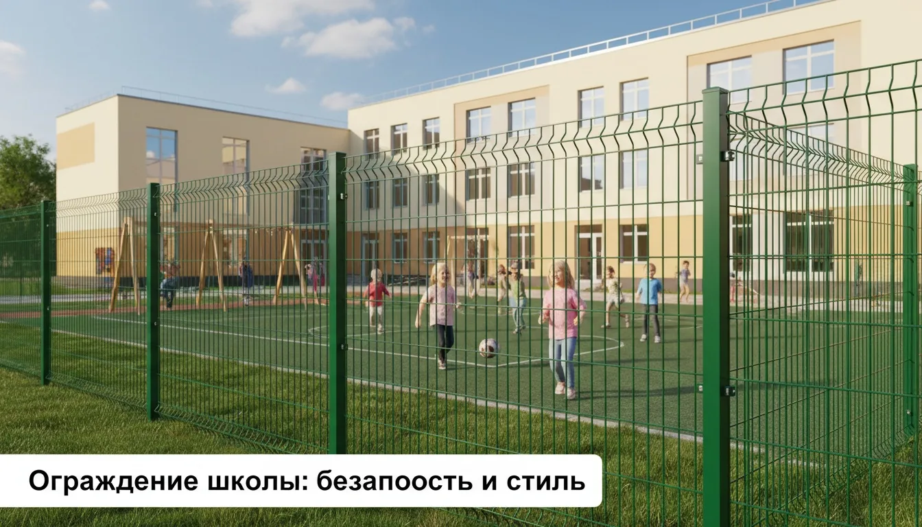 Ограждение школы купить: на что обратить внимание