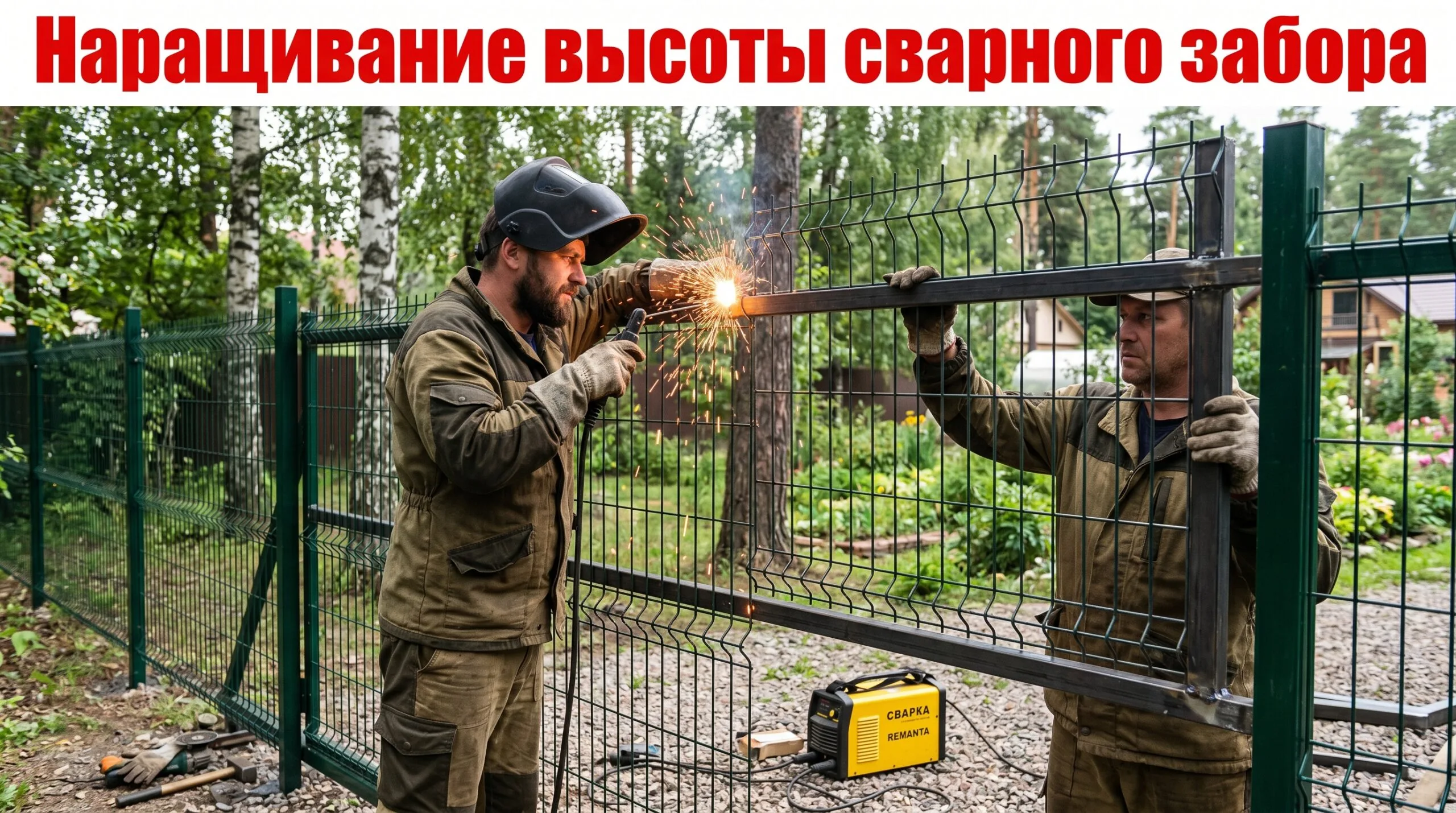 Можно ли нарастить высоту сварного забора позже: способы и нюансы