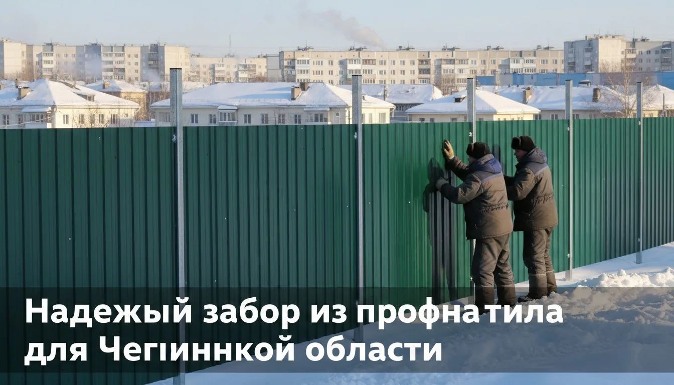 Какой металл используют для заборов в Челябинской области