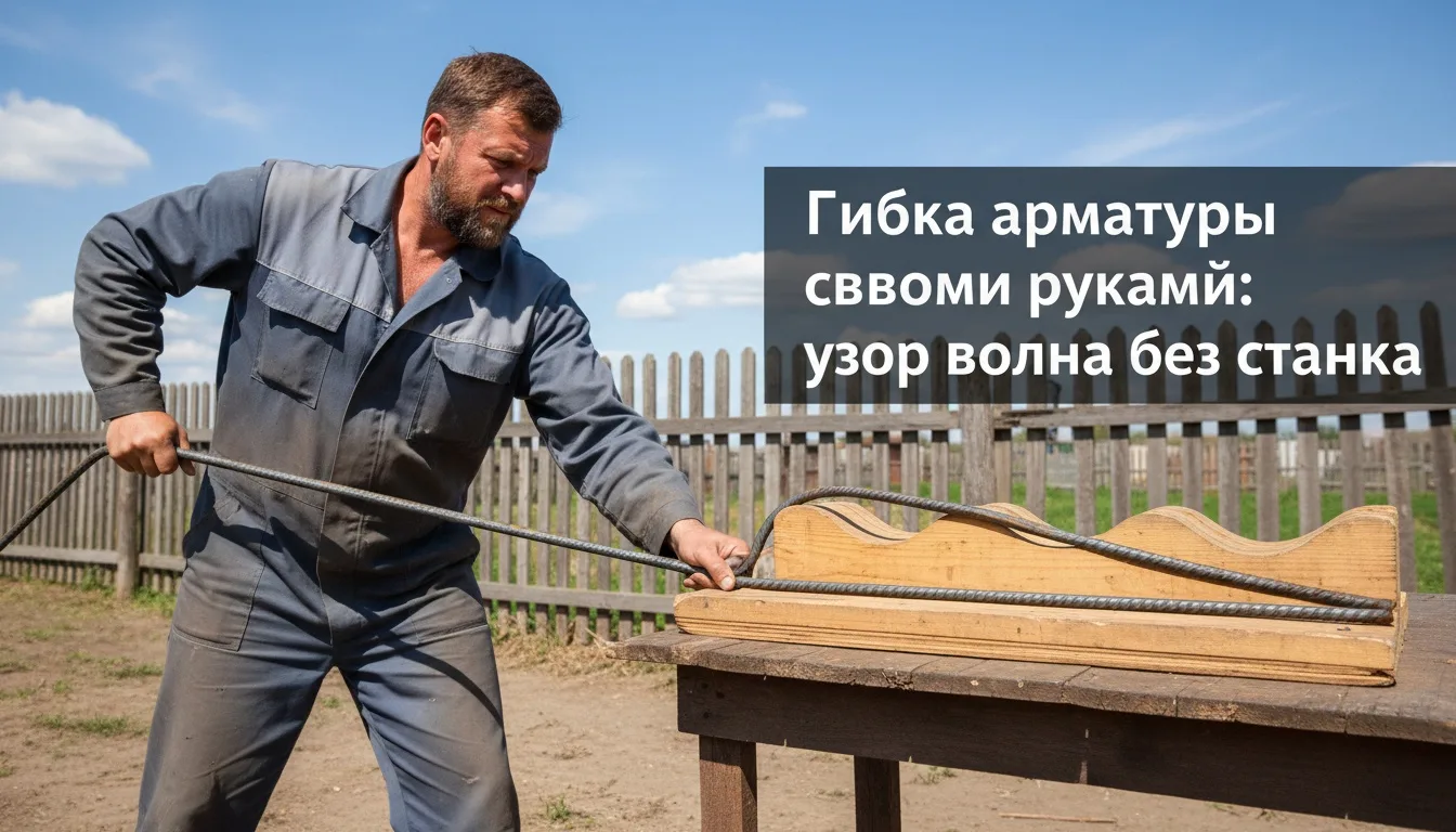 Забор из арматуры: как гнуть узоры без станка